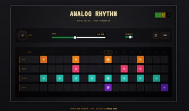 React Drum Machine logo